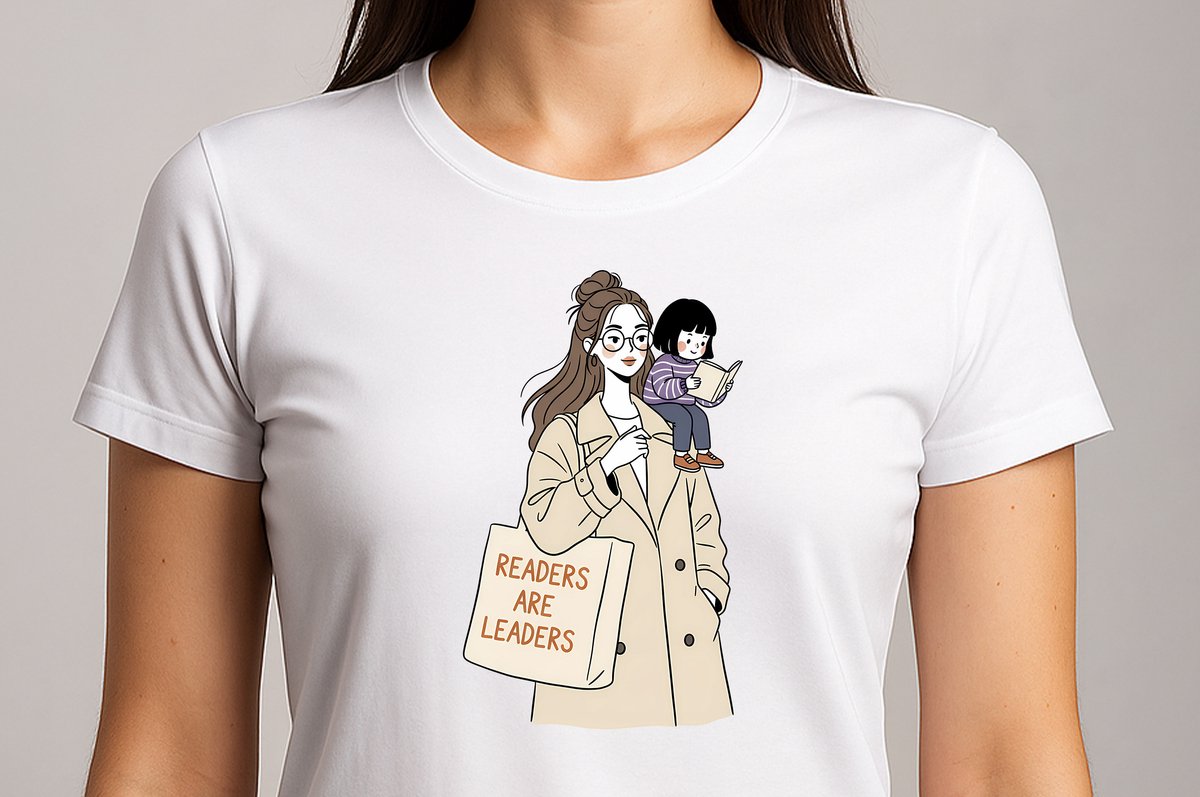 Readers are Leaders - T Shirt - Cute - Gift - Cadeau - CuteVibes - Kawaii - Adorable - Schattig - LieveDieren - Lief - CozyVibes