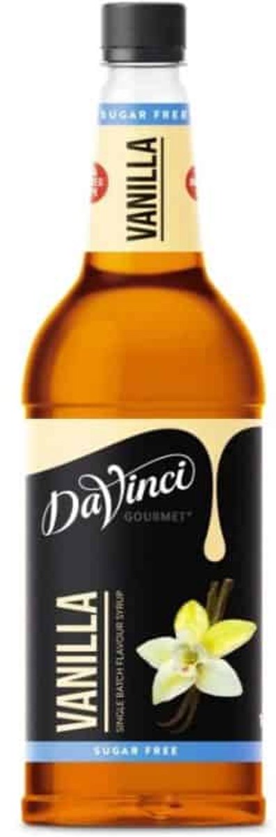 DaVinci Gourmet Vanille Suikervrij Koffiesiroop 1 Liter