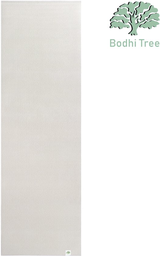 Bodhi Tree® Yogamat 6mm - 183x61cm - Studio Yoga Mat Extra Dik - Anti slip Yogamatten met Draagriem - Fitnessmat Sport Mat - Wit Zandkleur van Bodhi Tree® — afbeelding 3