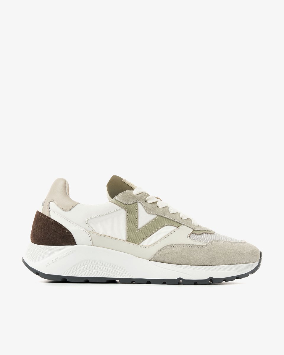 VIA VAI Owen Cody Sneakers Heren - Leer,Mesh,Su�de,Textiel - Bruin