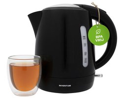 Inventum HW212 - Waterkoker - Inhoud 1,2 liter - Kunststof - 2200 watt - Zwart