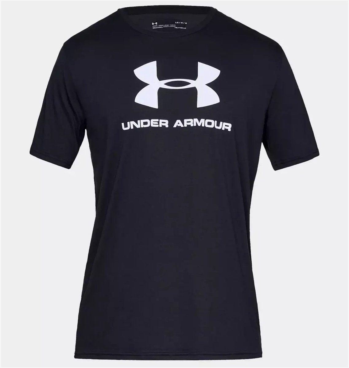Under Armour Sportstyle Logo Tee 1329590-001 , Mannen, Zwart, T-shirt maat: S