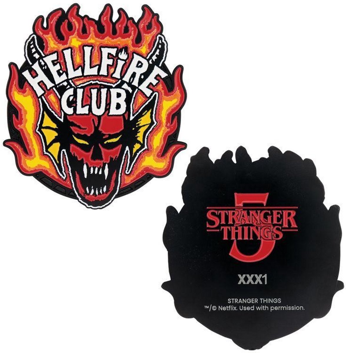STRANGER THINGS - Hellfire Club Medallion - Replica Limited Edition