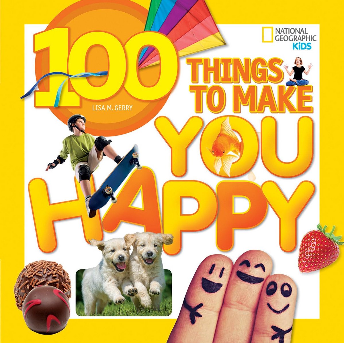 100 Manieren om Blij te Worden Boek voor Kinderen - Inspiratie, Feiten en Tips
