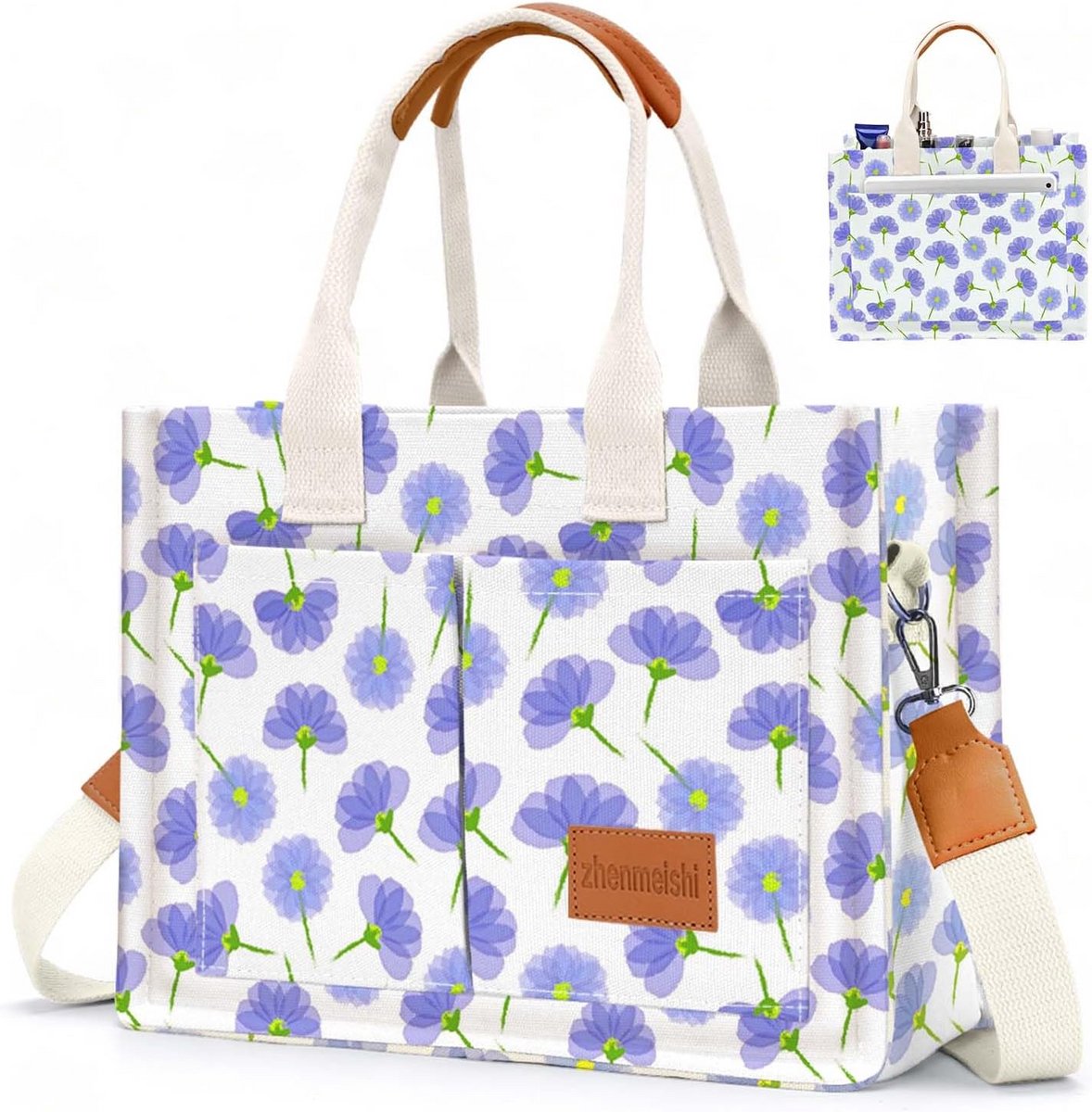 Duurzame Canvas Boodschappentas - Herbruikbare Winkel- en Shopper Tas