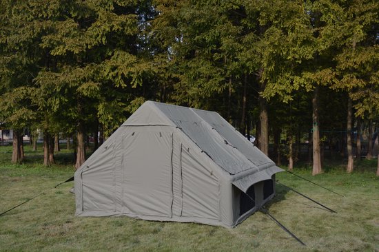 Grote opblaasbare luchttenten voor buiten- Army Groen — afbeelding 5