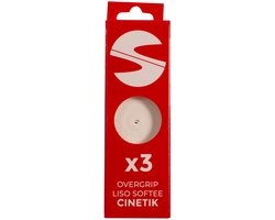 Set van 3 overgrips Glad Softee Cinetik Black ÚNICA