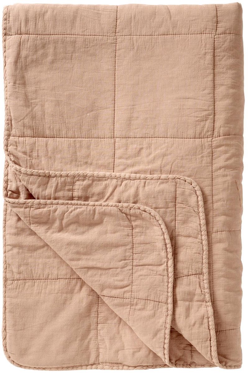 Ib Laursen - Vintage Quilt / Bedsprei - Burned Rose - 180x130 cm
