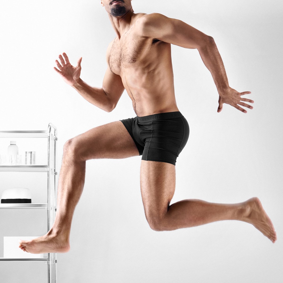 FeatherFeel | Zwarte boxershort van merinowol