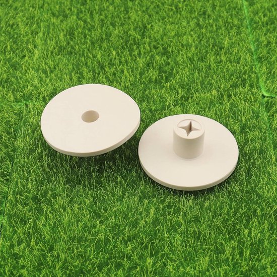Dailygoody - Golf Rubber Tees - Off-White Golf Holders - 5 Stuks - Training - Duurzaam Golfmateriaal - Ideaal voor oefening - 56x21mm — afbeelding 2