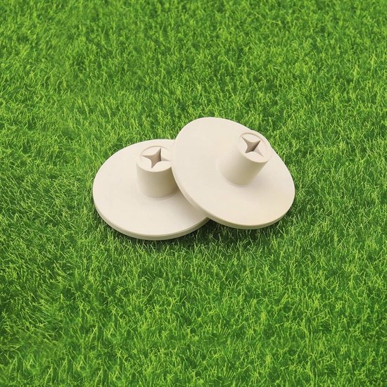 Dailygoody - Golf Rubber Tees - Off-White Golf Holders - 5 Stuks - Training - Duurzaam Golfmateriaal - Ideaal voor oefening - 56x21mm — afbeelding 3