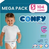 Confy Premium - Taille 5 (11-18kg) - 104 couches - Mega Pack