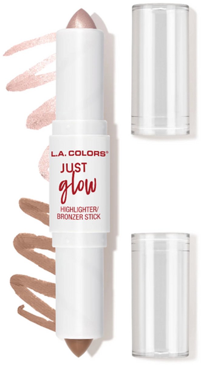 L.A. Colors - Just Glow - 595 Champagne Daze - Highlighter|Bronzer Stick - Bronzer - Highlighter - 8,5 g