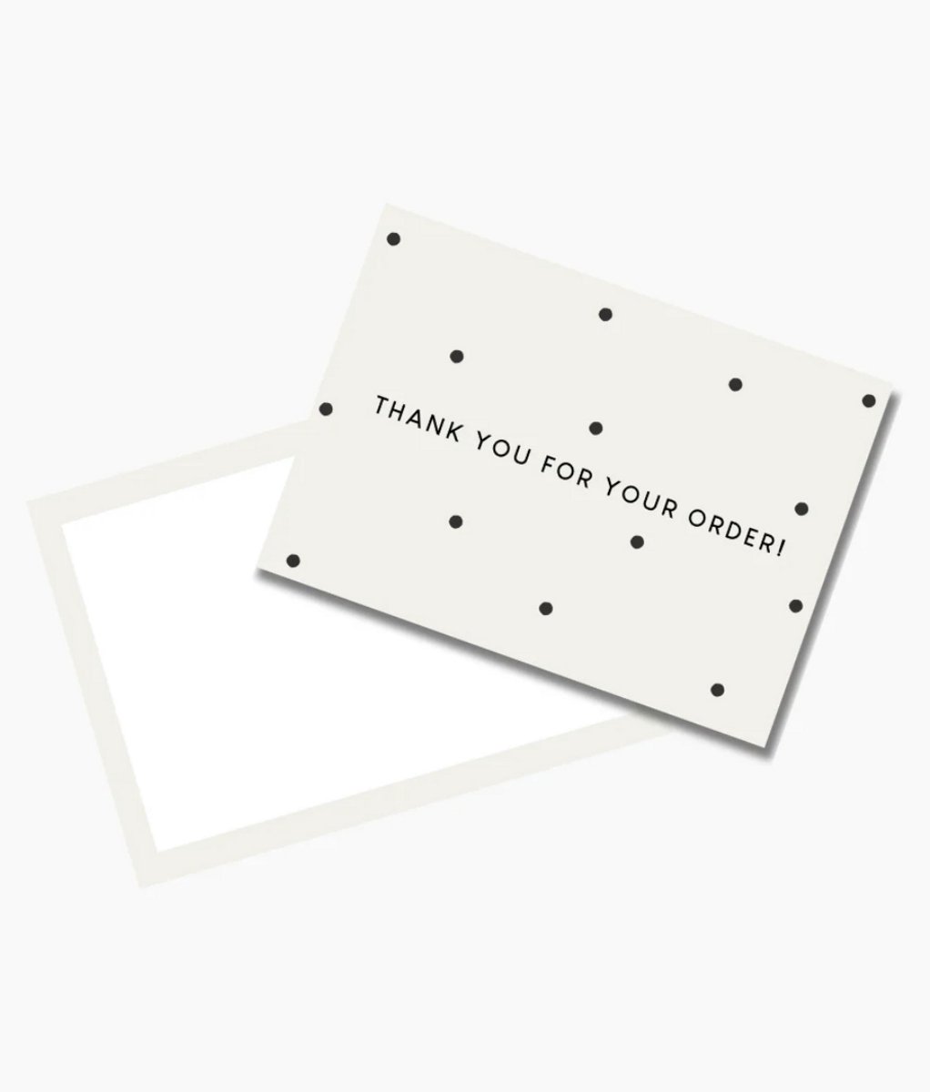 Thank you cards - 50 stuks - A6 formaat (10,5 x 14,8 cm) - bedank kaartjes - small business - webshop - roze kaarten - kaarten met quote - Shipping Studio