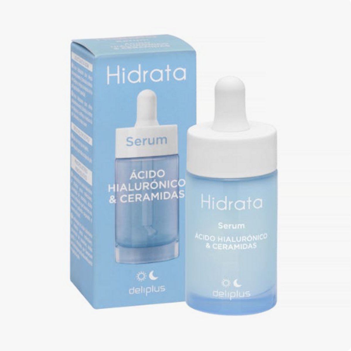 Deliplus gezichtsserum met hyaluronzuur en ceramiden hydrateert alle huidtypen 30ml
