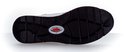 Zwarte buitenzool van rubber met 'rolling soft' logo.