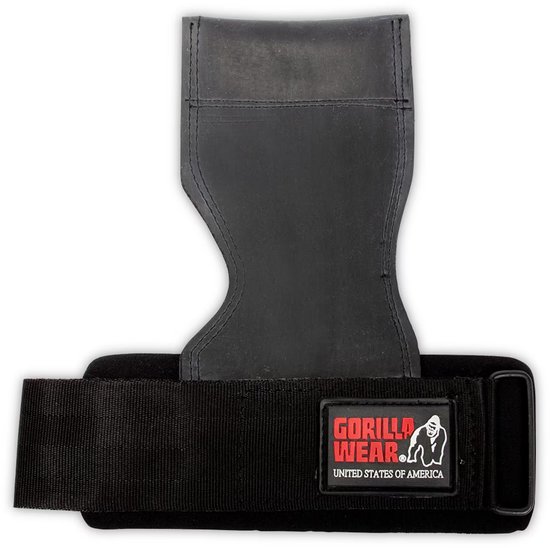 Gorilla Wear Lifting Grips - Lifting straps - One Size - Zwart
