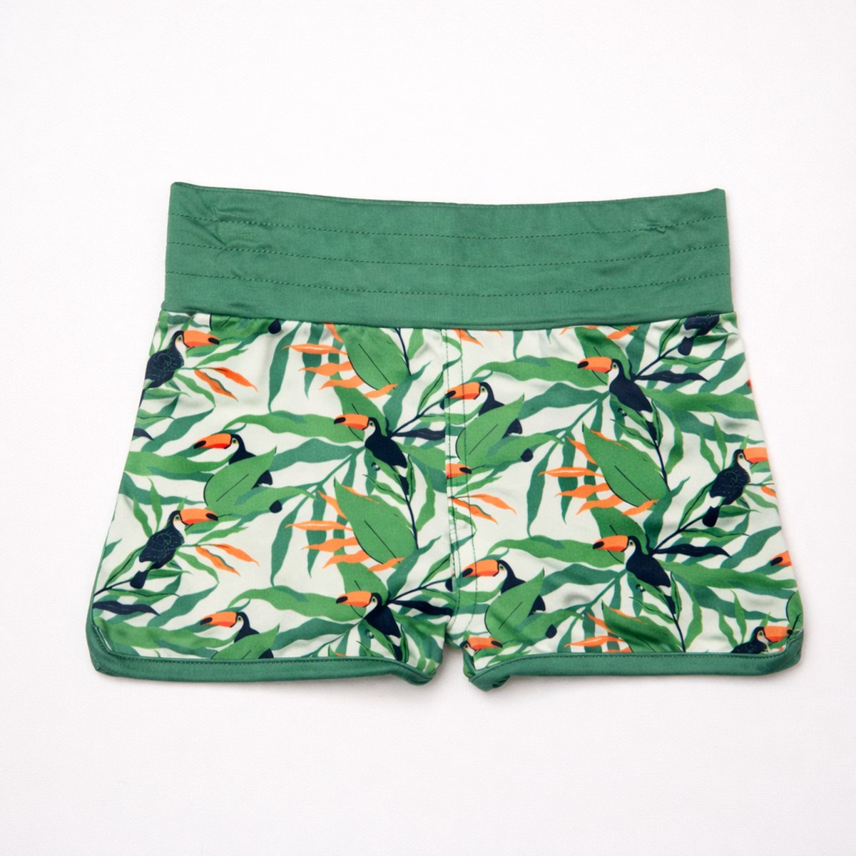 Ducksday - zwembroek - UV - toucan - groen - 12 jaar - 146/152 - valt klein