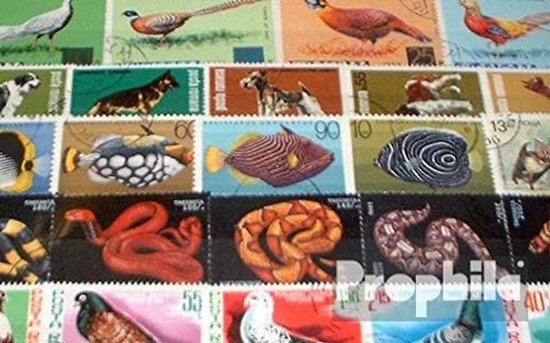 100 Verschillende Dierenpostzegels Verzameling - Zoogdieren | bol