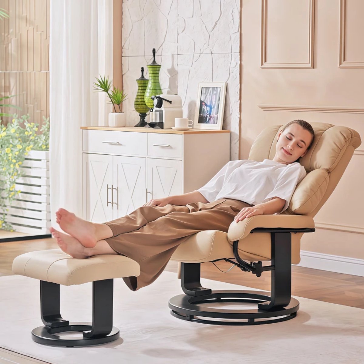 Exoluxe Massagestoel Relaxfauteuil met 10 Massagepunten - afbeelding 3