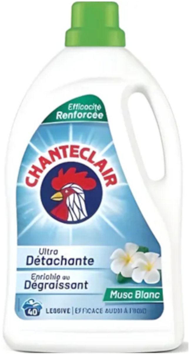 Chanteclair vloeibaar wasmiddel 40sc 2000ml musc blanc