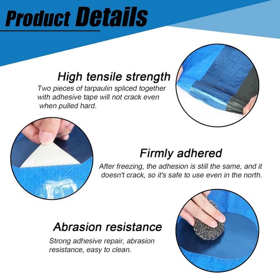 Complete Reparatiekit voor Zwembaden & Buitenartikelen - Stevige Reparatietape — afbeelding 5