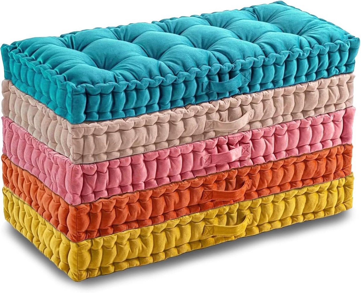 Erkerbank Kussen op Maat - Dikke Zit- en Loungekussen voor Bank of Stoel - Diverse Kleuren & Formaten