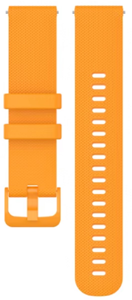 Go Go Gadget - Smartwatch bandje - Geschikt voor Garmin Venu, Vivomove, Vivoactive en Forerunner modellen - 42mm - Siliconen bandje - Oranje