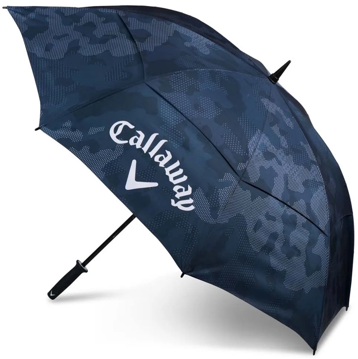 Callaway Shield 64 inch Double Canopy Golfparaplu 2026 - Zwart Camo