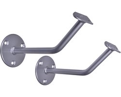 Balletstang Hout - Dansstang Wand - Thuis Ballet Training - Massief Beukenhout Astrein - 1.3 Meter Lengte - Zwart Aluminium