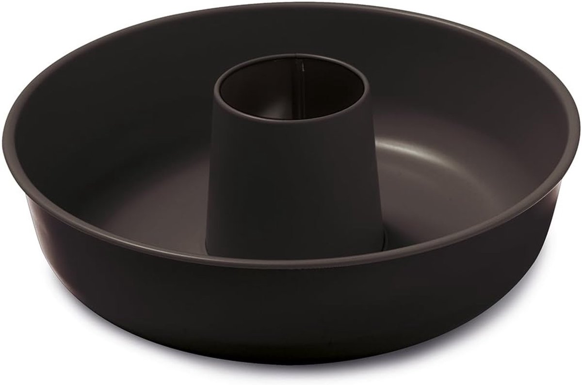 Donut Bakvorm - Ringvorm - Zelf Bakken - Antiaanbaklaag - 25 cm - Zwart
