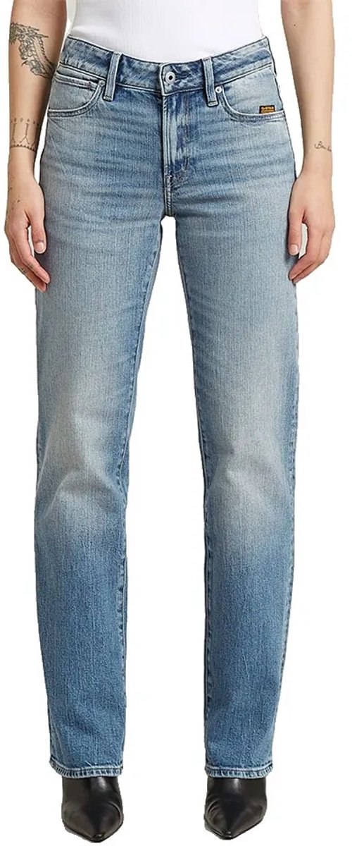 G-star D26163-e205 Straight Fit Spijkerbroek 26 28 Vrouw Blauw
