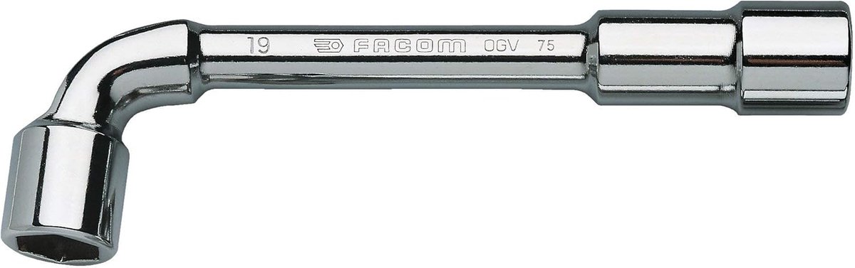 Pijpsleutel - Steeksleutel - Vastzetten Moeren - 6x6 Kant Ontstopt - 30 mm - Chroom