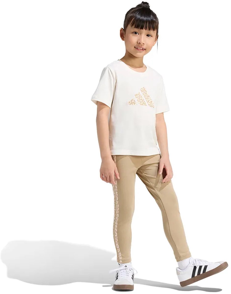 Adidas Seasonals Animal Set 7-8 Years Meisje Wit