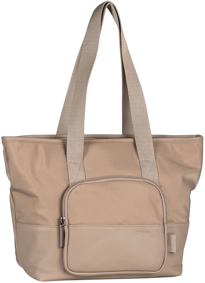 TOM TAILOR shopper Viene Zip Shopper Taupe
