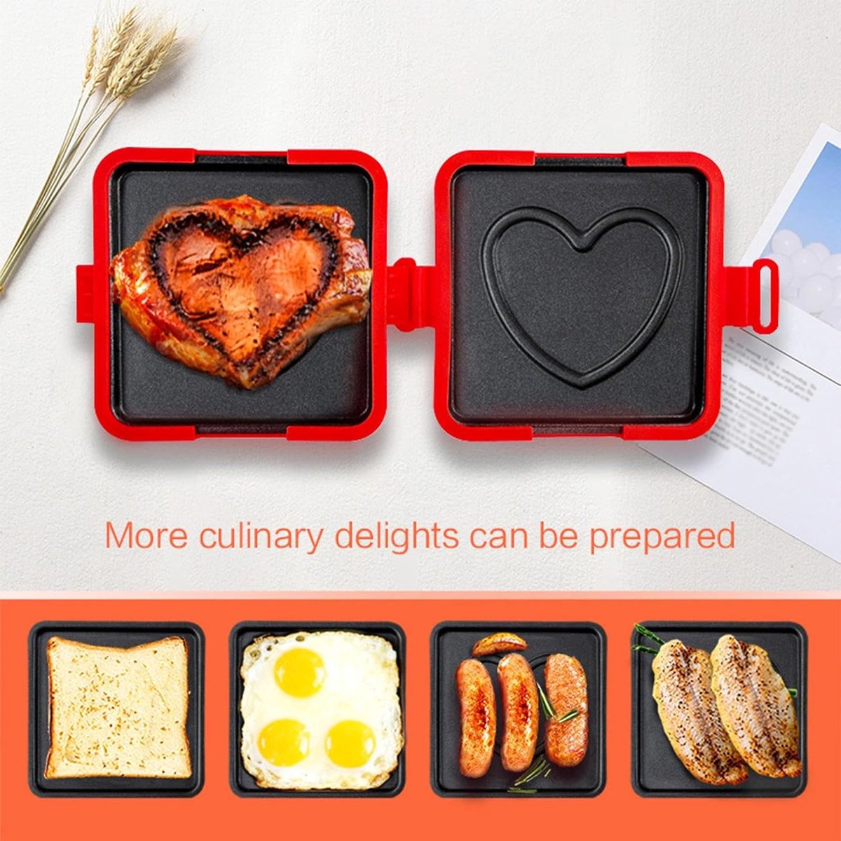 Detailkampioen Opvouwbare Tosti Maker voor Magnetron thumbnail 6