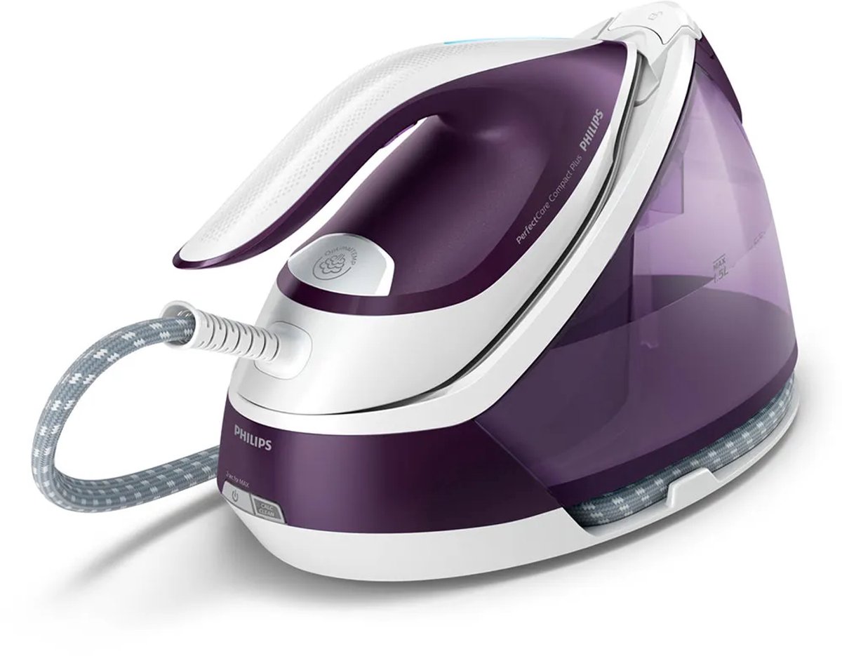 Philips Perfect Care Compact Plus GC7933/30 - Stoomgenerator - 1.5L Watertank - Paars / Wit — afbeelding 5