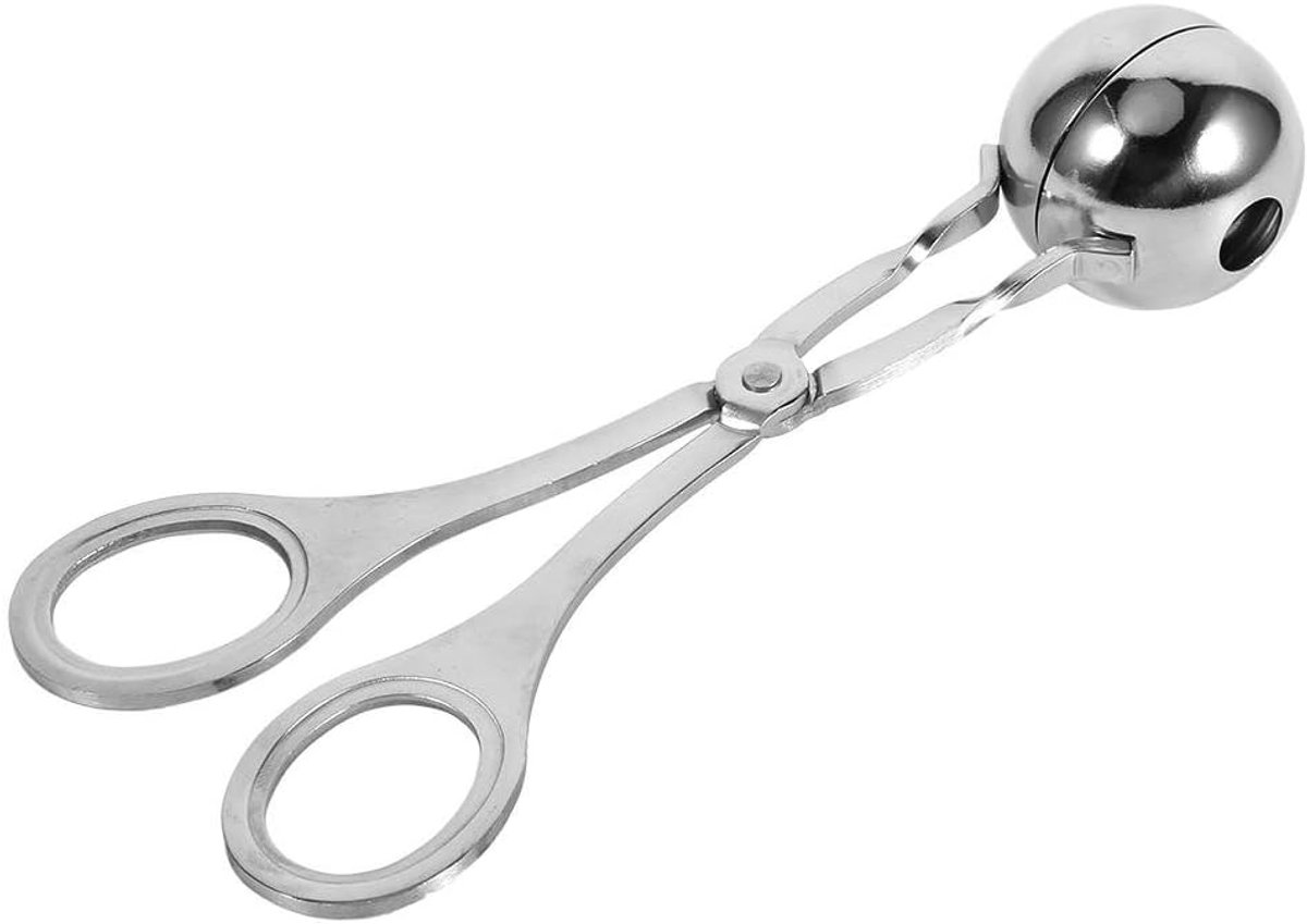 Vleesballen Maker - Deegschep IJsschep - Keuken Gereedschap - Gelijkmatige Ballen - 16 cm - Zilver