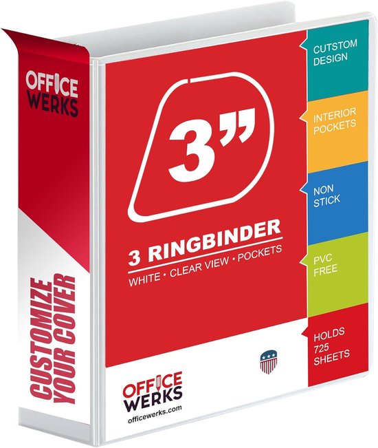 Ringband Map - Opbergmap Archiefmap - Documenten Organiseren - Schuine ...