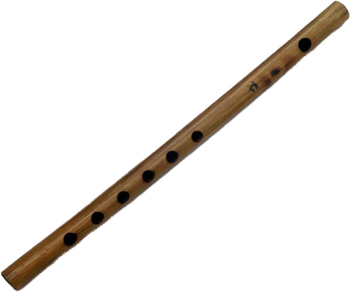Houten Fluit - Blokfluit Recorder - Muziek Maken - Gesneden Hout Design - 13 cm Lengte