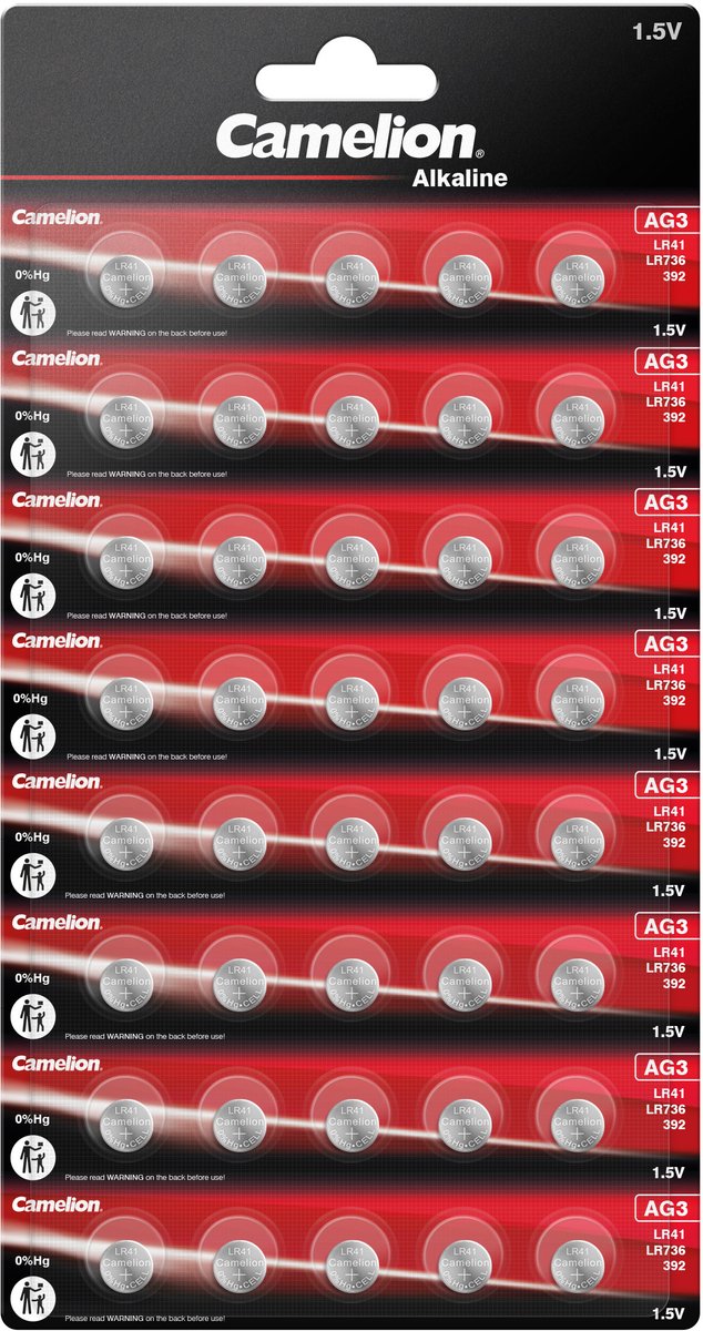 Camelion Alkaline AG3 1,5V blister 20