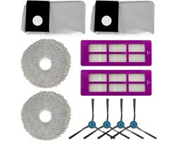 Set van 10 vervangingsonderdelen geschikt voor de Eureka J15 Pro Ultra robotstofzuiger