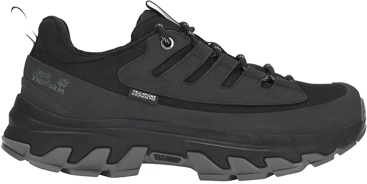 Jack Wolfskin Apex Hike Texapore Low Wandelschoenen 1/2 Vrouw Zwart