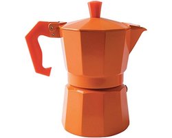 Koffiezetapparaat - Mokkapot - Espresso Maken - Duurzame Afdichting - 1 Kopje - Oranje