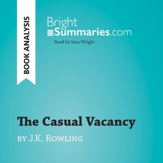 The Casual Vacancy by J.K. Rowling (Book Analysis) - cover
