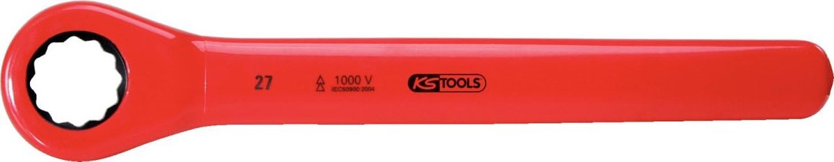 Ratelringsleutel - Combinatiesleutel - Veilig Sleutelen - Beschermende Isolatie - 27 mm