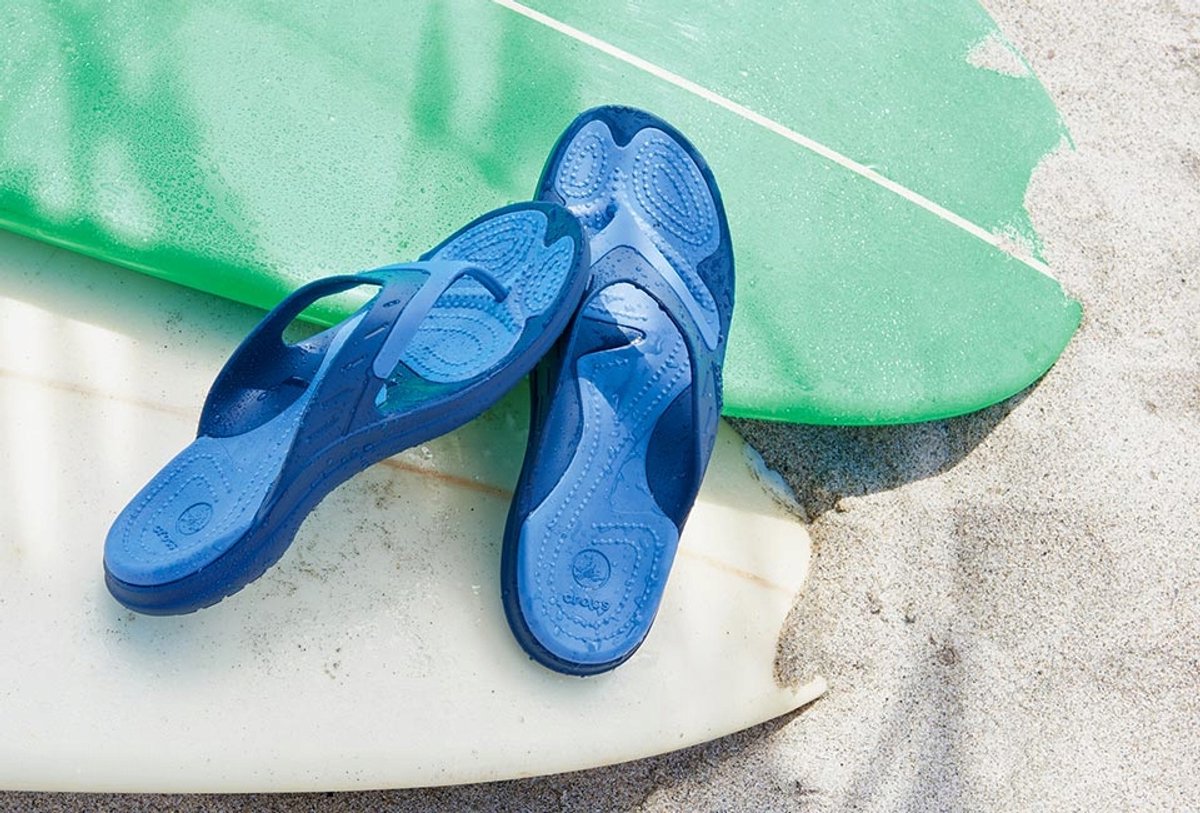 Crocs Modi Sport Dames Japanse Slippers – Dual Density Croslite™ Blauw
