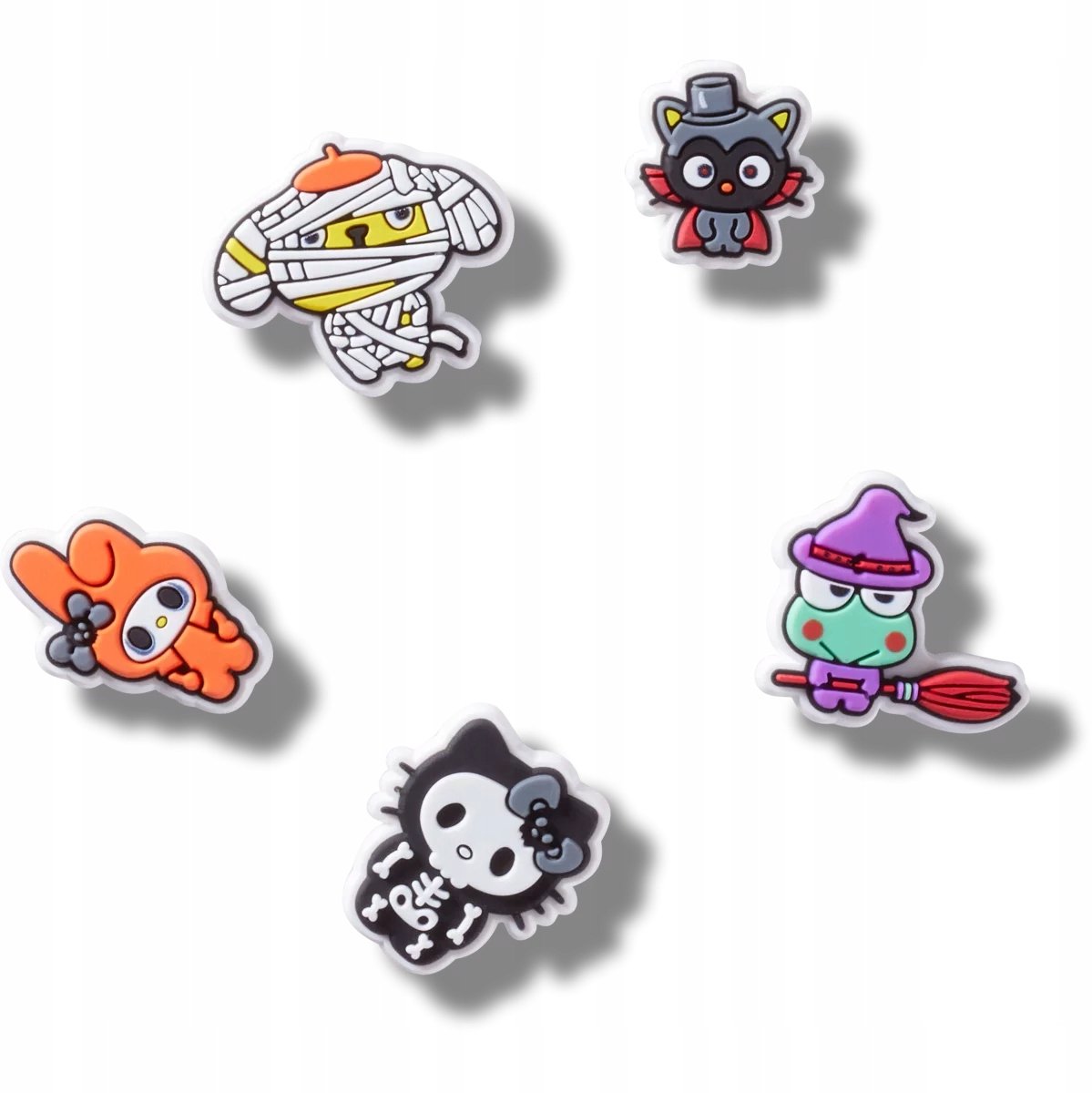 Crocs HKF Halloween - Przypinki Jibbitz - 5 stuks - Rubberen Miniaturen - Uitneembaar