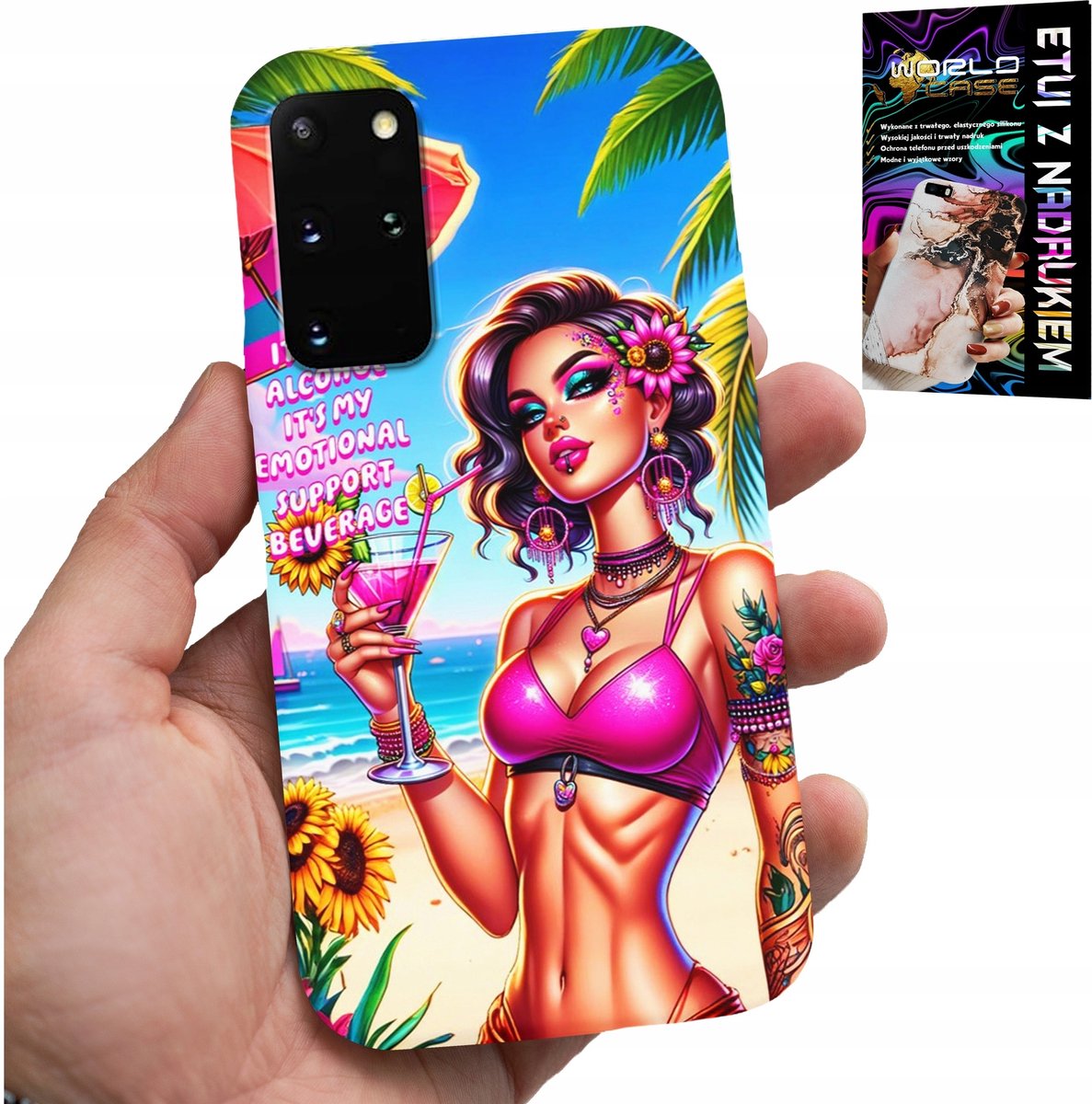 HOESJE VOOR SAMSUNG GALAXY S20 PLUS - HET IS GEEN ALCOHOL, HET IS MIJN EMOTIONELE HOESJE