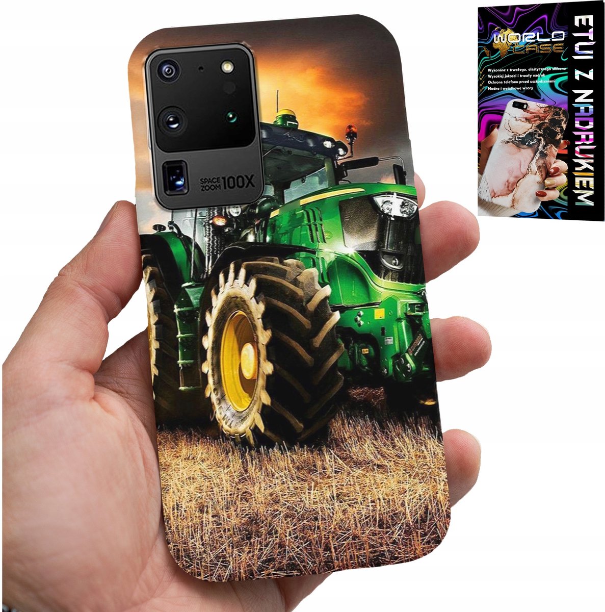 HOESJE VOOR SAMSUNG GALAXY S20 Ultra - TRACTOR FARM TRACTOR + FILM